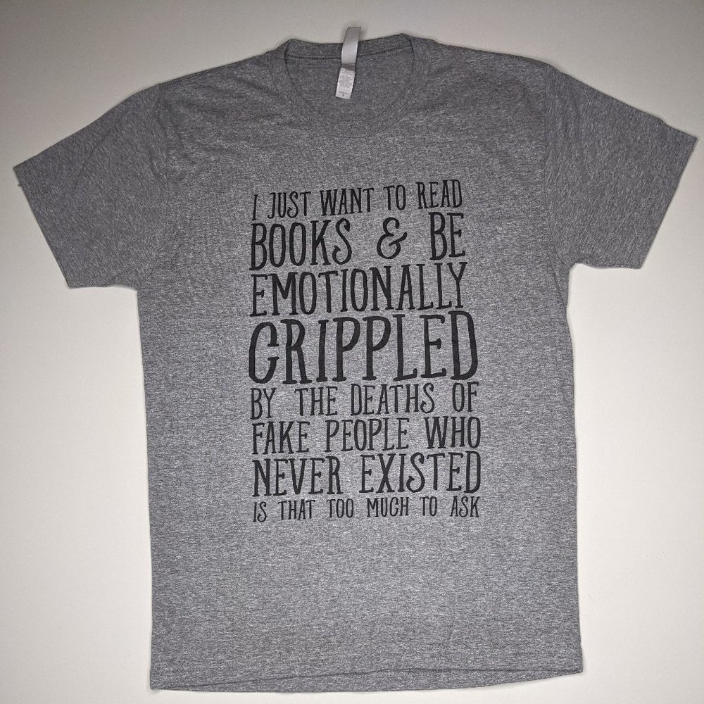 I Just Want To Read Books (S) Next Level Apparel - image 1